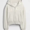 Dziecięca bluza z kapturem Vintagesoft Oversized Logo Zip