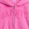 Dziecięca bluza z kapturem Vintagesoft Oversized Logo Zip