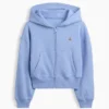 Dziecięca bluza z kapturem Vintagesoft Oversized Logo Zip