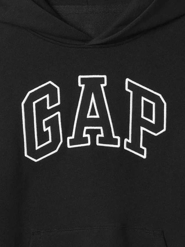 Dziecięca bluza z kapturem Vintagesoft z logo