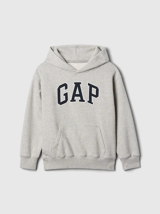 Dziecięca bluza z kapturem Vintagesoft z logo