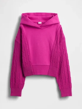 Dziecięca bluza z kapturem Vintagesoft z mieszanych materiałów