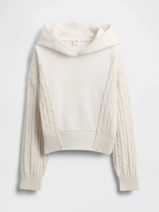 Dziecięca bluza z kapturem Vintagesoft z mieszanych materiałów