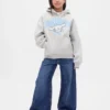 Dziecięca bluza z kapturem Vintagesoft z nadrukiem