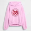 Dziecięca bluza z kapturem Vintagesoft z oversize'owym logo w kształcie serca