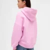 Dziecięca bluza z kapturem Vintagesoft z oversize'owym logo w kształcie serca