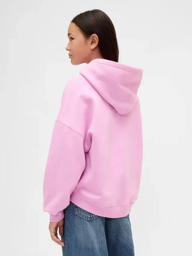 Dziecięca bluza z kapturem Vintagesoft z oversize'owym logo w kształcie serca