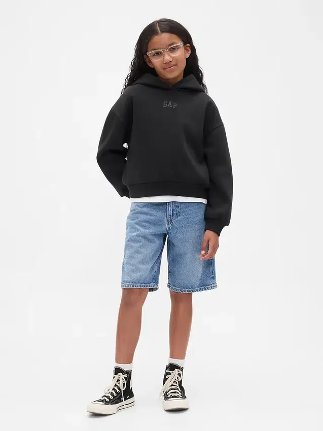 Dziecięca bluza z kapturem z logo Vintagesoft