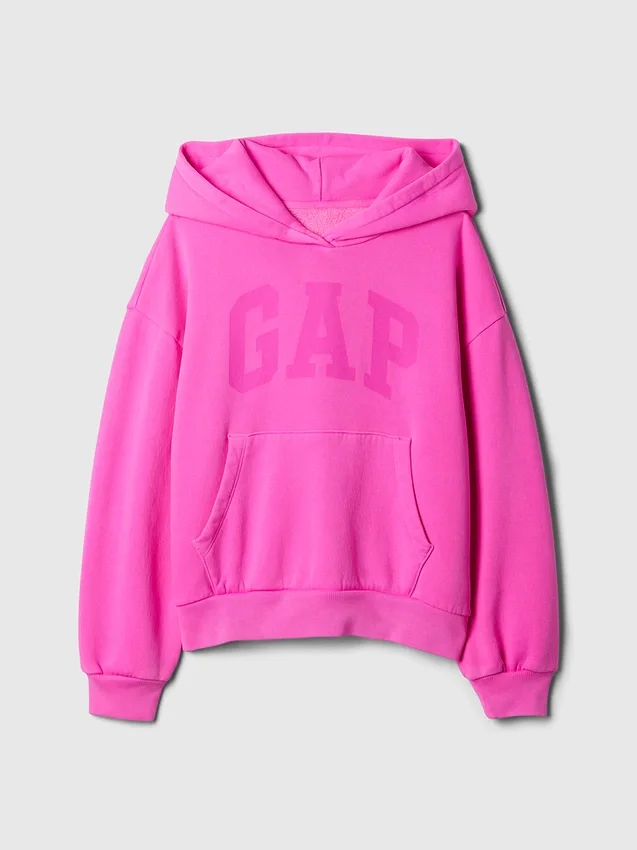Dziecięca bluza z kapturem z logo Vintagesoft