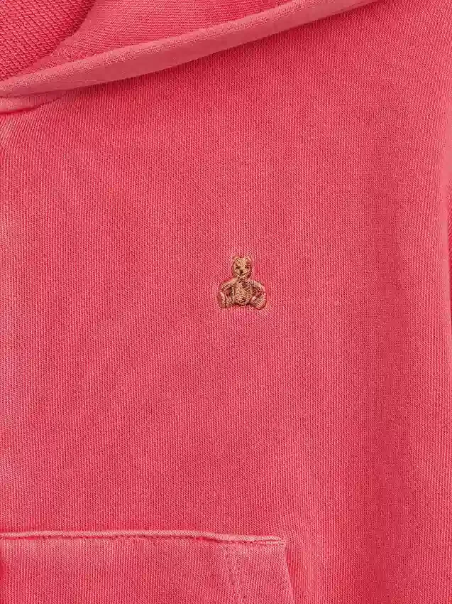 Dziecięca bluza z kapturem z zamkiem błyskawicznym, wykonana z frotte Vintagesoft