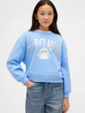 Dziecięca bluza z logo Squishmallow z serii Vintagesoft