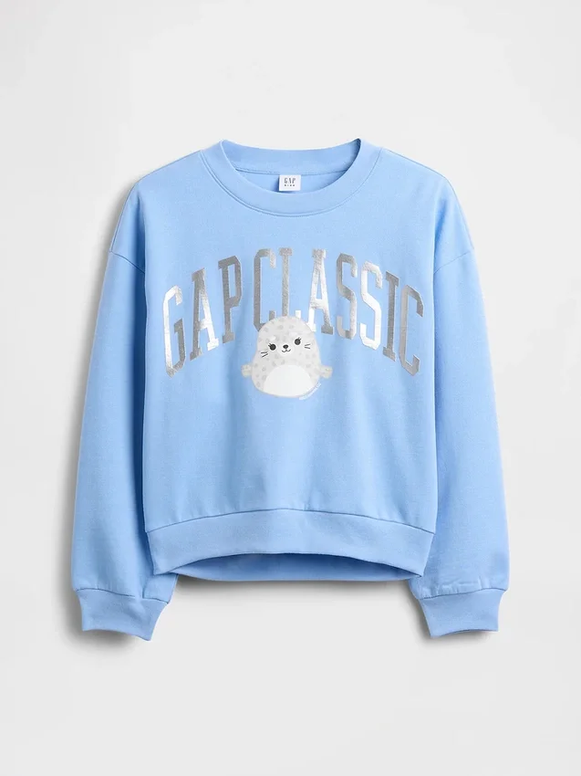 Dziecięca bluza z logo Squishmallow z serii Vintagesoft