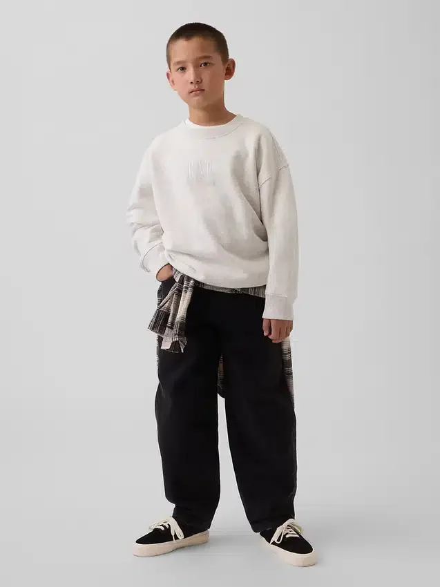 Dziecięca bluza z logo Vintagesoft o luźnym kroju