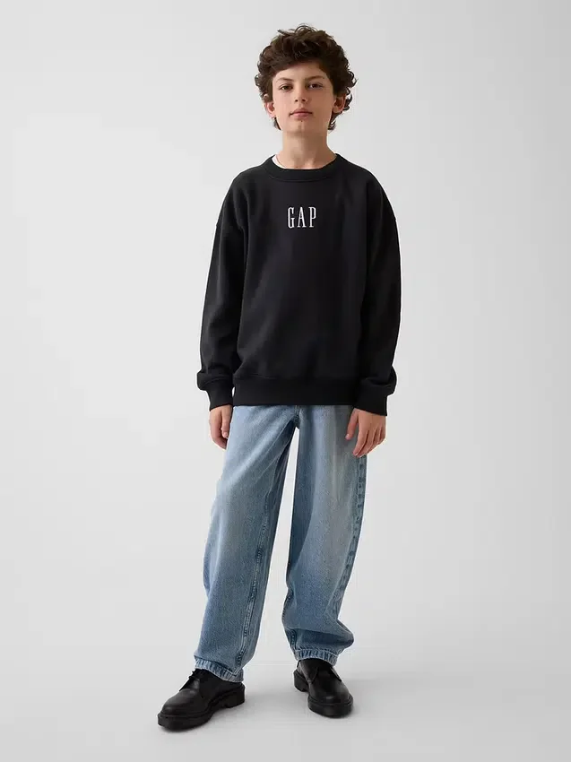 Dziecięca bluza z logo Vintagesoft o luźnym kroju
