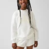 Dziecięca bluza z logo Vintagesoft z wysokim kołnierzem w stylu oversize