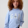 Dziecięca bluza z logo Vintagesoft z wysokim kołnierzem w stylu oversize