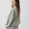 Dziecięca bluza z logo Vintagesoft z wysokim kołnierzem w stylu oversize