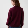 Dziecięca bluza z logo Vintagesoft z wysokim kołnierzem w stylu oversize