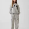 Dziecięca bluza z logo Vintagesoft z wysokim kołnierzem w stylu oversize