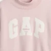 Dziecięca bluza z logo Vintagesoft z wysokim kołnierzem w stylu oversize