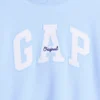 Dziecięca bluza z logo Vintagesoft z wysokim kołnierzem w stylu oversize