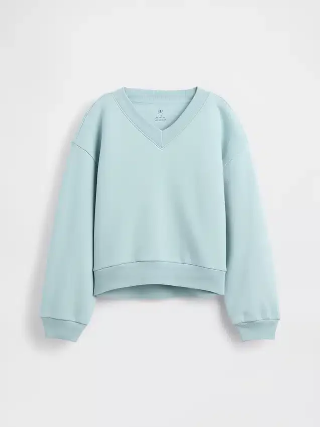 Dziecięca bluza z luźnym dekoltem w serek z serii Vintagesoft