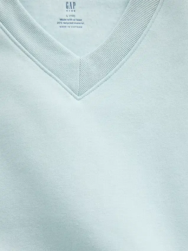 Dziecięca bluza z luźnym dekoltem w serek z serii Vintagesoft