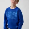 Dziecięca bluza z nadrukiem o luźnym kroju
