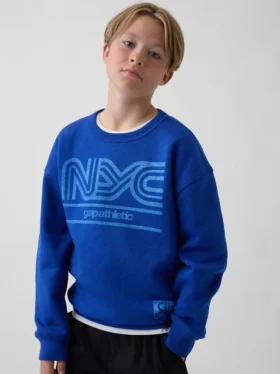 Dziecięca bluza z nadrukiem o luźnym kroju