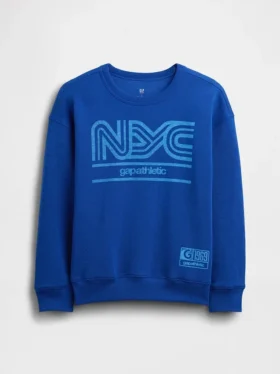Dziecięca bluza z nadrukiem o luźnym kroju