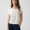 Dziecięca bluza z nadrukiem z dzianiny frotte Vintagesoft z raglanowymi rękawami