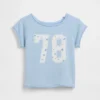 Dziecięca bluza z nadrukiem z dzianiny frotte Vintagesoft z raglanowymi rękawami