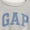 Dziecięca bluza z nadrukiem z dzianiny frotte Vintagesoft z raglanowymi rękawami