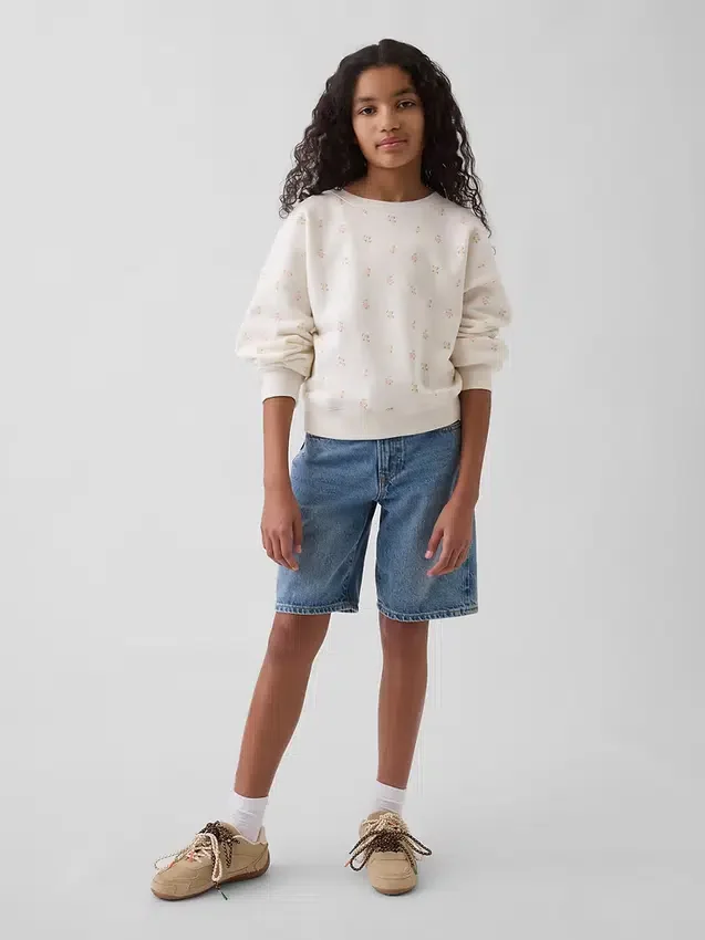 Dziecięca bluza z okrągłym dekoltem Vintagesoft Wedge