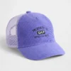 Dziecięca czapka typu trucker z logo z sztruksu