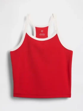 Dziecięca koszulka bez rękawów z tyłem typu racerback