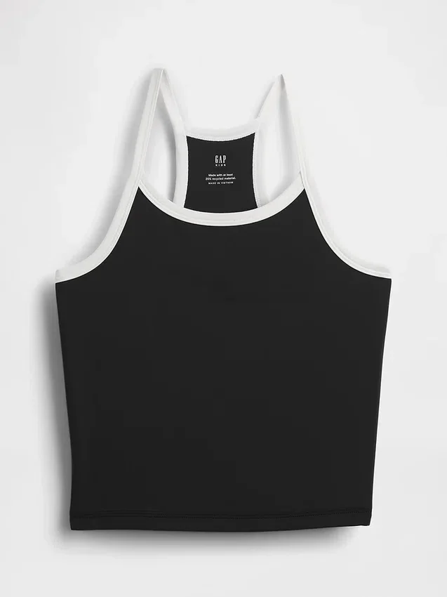 Dziecięca koszulka bez rękawów z tyłem typu racerback