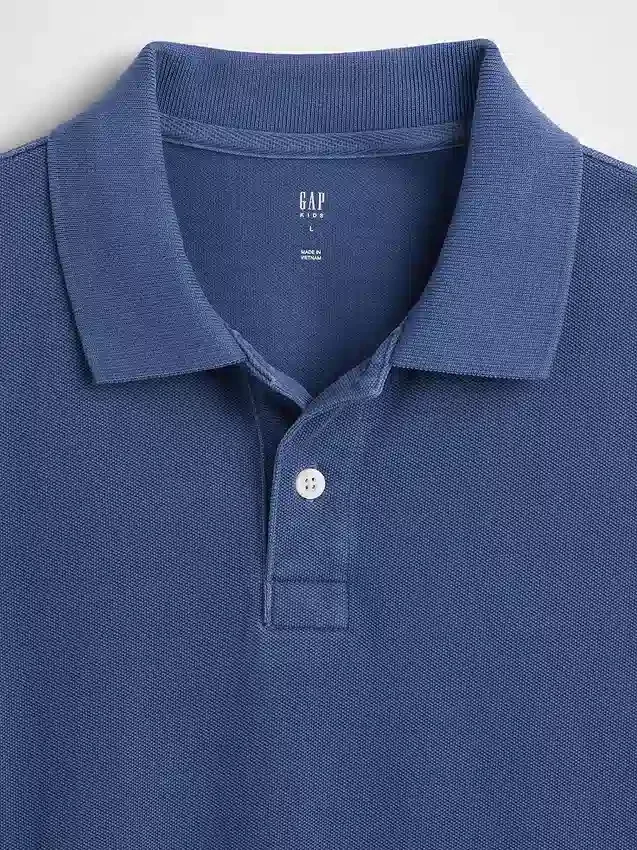 Dziecięca koszulka polo z dzianiny pique