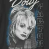 Dziecięca koszulka z nadrukiem „Dolly Parton Guitar Portrait” w stylu oversize
