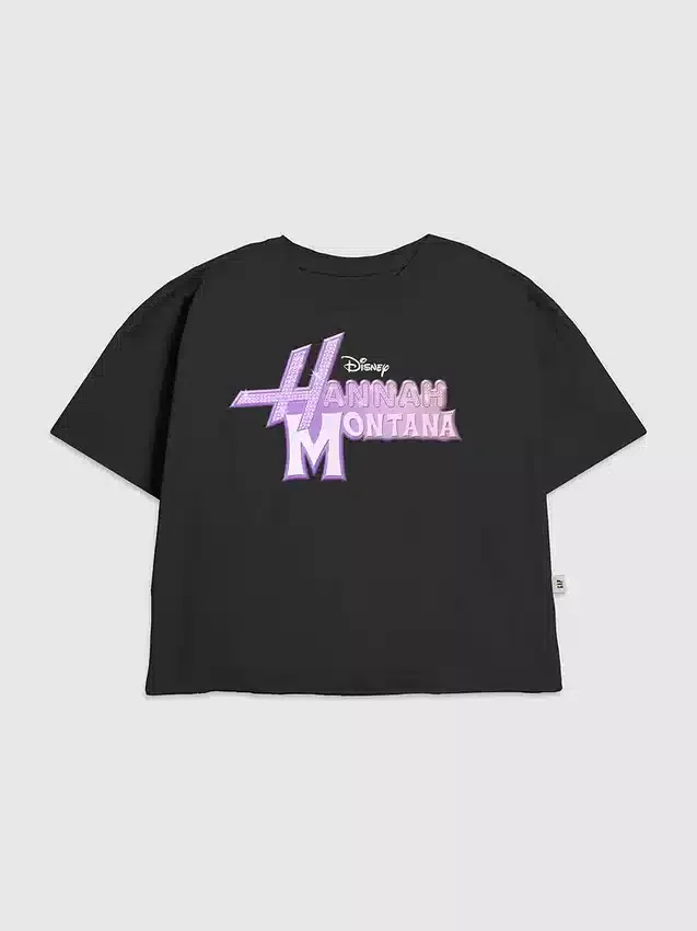 Dziecięca koszulka z nadrukiem „Hannah Montana Glam Logo”
