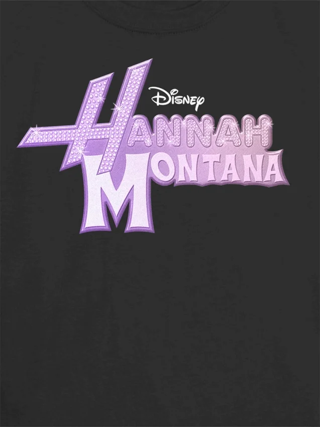 Dziecięca koszulka z nadrukiem „Hannah Montana Glam Logo”