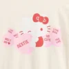 Dziecięca koszulka z nadrukiem Hello Kitty w stylu oversize