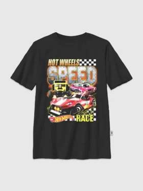 Dziecięca koszulka z nadrukiem „Hot Wheels Speed”