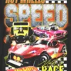 Dziecięca koszulka z nadrukiem „Hot Wheels Speed”