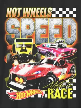 Dziecięca koszulka z nadrukiem „Hot Wheels Speed”
