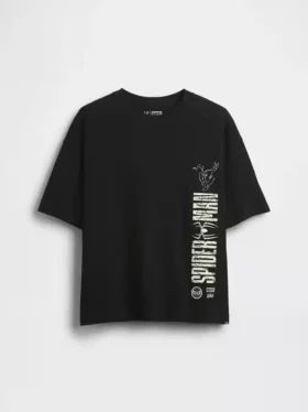 Dziecięca koszulka z nadrukiem Marvel w stylu oversize