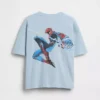 Dziecięca koszulka z nadrukiem Marvel w stylu oversize