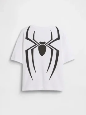 Dziecięca koszulka z nadrukiem Marvel w stylu oversize