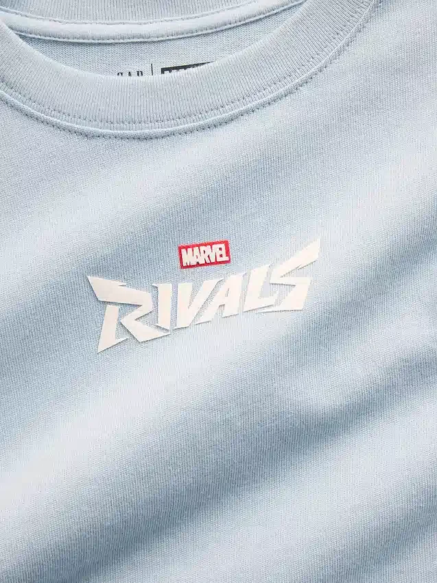 Dziecięca koszulka z nadrukiem Marvel w stylu oversize