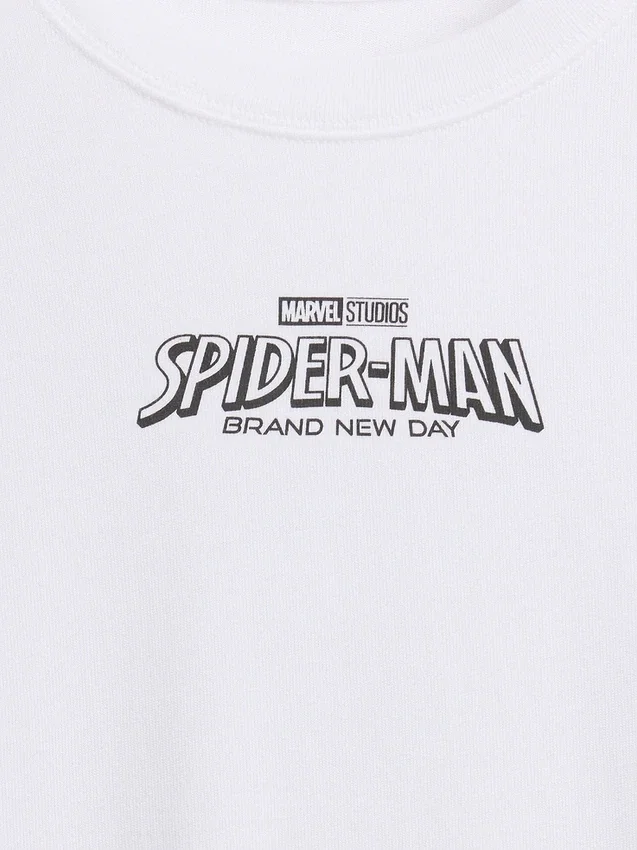 Dziecięca koszulka z nadrukiem Marvel w stylu oversize